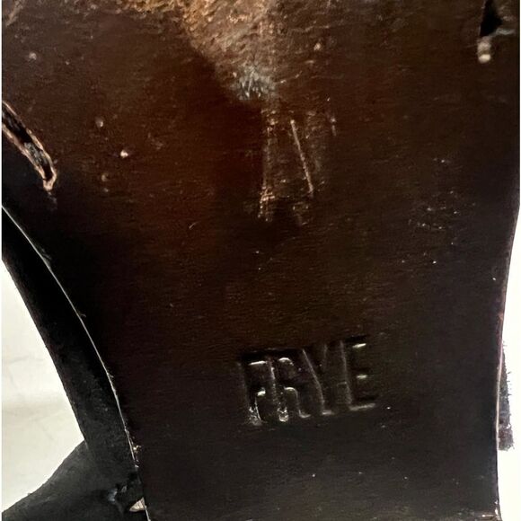 Frye Courtney Suede Slingback Heels - Picture 11 of 13